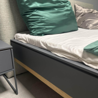 Hülsta - Schlafzimmer Amana Stupermatt Salbeigrün Grün Grau Akzent Und Kufe Eiche Natura - 6