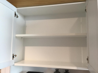 Schöner Wohnen-Kollektion - Buffetschrank Village 6415H Lack Weiß Akzent Asteiche Griffe Schwarz - 8