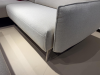 himolla - Ecksofa Tangram 9660 Stoff 08 Nomi Linen Beige Gestell Metall Beige Inklusive Hocker Und Verstellung - 4