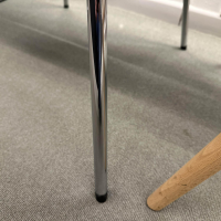 Bene - Armlehnstuhl Rondo Stoff Urban Plus YN009 Schwarz Gestell Metall Chrom - 3