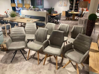 Natura - 8er-Set Stuhl Dalyan Stoff Chicago Grau - 2