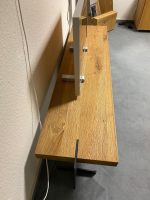 Hartmann - Lowboard TV-Unterteil Naturstücke Riffeiche Massiv Oberfläche Gebürstet - 6