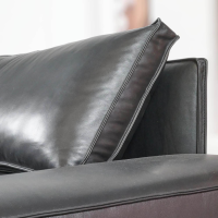 IP Design - Sofa Cube Lounge Leder Space Schwarz - 4
