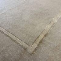 Eigene Herstellung - Teppich Nepal 183x240cm Schurwolle Mit Seide Handgeknüpft Beige - 5