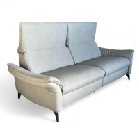 himolla - Sofa 1178 Spektra Echtleder Leonessa Azur Blau Grau Füße Metall Anthrazit Mit Elektrischer Wallfree Funktion - 3