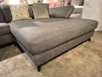 Steinpol - Ecksofa Concerto Stoff Bullus Anthrazit Füße Chrom Schwarz Inklusive Kissen - 6