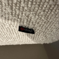 IP Design - Sofa Soulmate Stoff Zoey 171 Creme Beige Gestell Massivholz Füße Kunststoff Schwarz - 7