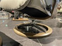 Stressless - Sessel Reno S R Leder 091 Cori Silver Cloud 25 Grau Gestell Cross Smoked Oak 13 Inklusive Hocker - 2