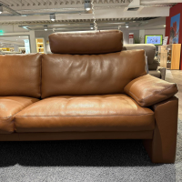 Erpo - 2er-Set Sofa 05550004 XC Leder N Tabac Nature 850 Braun Mit Einer Kopfstütze - 6