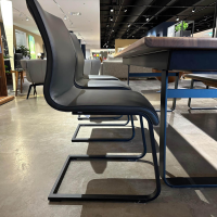 Team 7 - Essgruppe Nox Und Magnum Nussbaum Naturöl Leder 70241 Anthrazit Gestell Schwarz Matt - 14