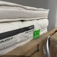 Team 7 - Bett Nox Wildeiche Weißöl Kopfteil Leder 71667 Hellgrau Inklusive Nachkästchen Und Matratzen - 7