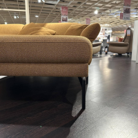 himolla - Sofagarnitur Sofa 1462 Sessel 7364 Large Stoff Q2Loop Chips Gelb Metallfuß Anthrazit Sessel Mit Herz-Waage-Funktion - 3