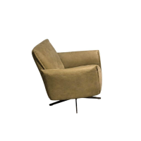 Koinor - Garnitur Vineto Sofa 2,5-Sitzer Und Sessel Leder A-India Verde Grün Faden Beige Gestell Metallkufe Schwarz Matt Inkl. Funktionsrücken - 3