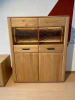 MCA Furniture - Highboard Modell Alento Ast-Balkeneiche - 6