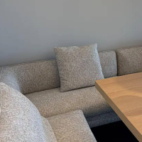 Molteni & C - Ecksofa Paul Stoff WI226 William Seil Beige Gestell Metall Zinnfarbig Anthrazit - 8