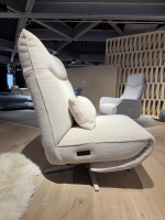 himolla - Relaxsessel Nova Stoff 20 Labomba Carrara Beige Sternfuß Metall Beige Inklusive Elektrische Verstellung Mit Akku - 5