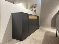 Venjakob - Sideboard Lumea 7243 3983 R Lack Anthrazit Matt Absetzung Eiche Gehackt Gebürstet Mit Beleuchtung - 11