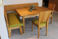 Schösswender - Eckbankgruppe Tisch Risseiche Samtöl 1 Eckbank 2 Stühle - 6