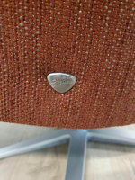 Stressless - Sessel Scott Power Stoff Linden Burgundy Rot Gestell Sirius Gestell Metall Chrom Mit Elektrischer Verstellung - 2