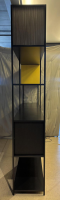 MDF Italia - Regal Minima 3.0 Holz Grau Matt Lasiert Gestell Aluminium Schwarz - 8