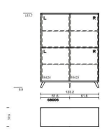 Rietberger Möbelwerke - Highboard Lotus Eiche Graphit Lack Agave Türkis - 6