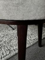 Jab Anstoetz - 4er Set Stuhl Polo Dining Chair Swivel Bezug Stoff Toyo 1 1381 072 Beige Gestell Walnuss Natur Wenge - 3