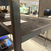 Janua - Regalsystem BC 06 RooM68 Eiche Geräuchert Anthrazit Geölt Und Aluminium Bronze Eloxiert - 4