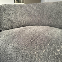 Meridiani - Sessel Joesphine Plain Stoff Chimbote 05 Grau Gestell Metall Schwarz Matt Lackiert - 5