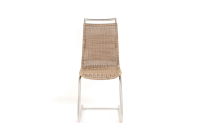 Lavida - 4er Set Freischwinger Jenny Mit Edelstahlgriff Macchiato Braun Beige Untergestell Rundrohr Edelstahl - 6