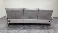 himolla - Ecksofa 4051 Leder Eleganza Koala Grau Füße Metallkufen Anthrazit Mit Verstellfunktionen - 5