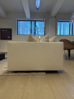 Poliform - Ecksofa Salon Bristol Stoff Rabat Kat. D Ecru Offwhite Creme ohne Dekokissen - 10
