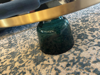 ClassiCon - Beistelltisch Bell Coffee Table Glasplatte Schwarz Fuß Smaragdgrün - 2