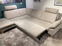 Natura - Ecksofa Tulsa KS Stoff 20 Longlife Easy Desert Beige mit 2 Kopfstützen - 12