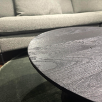 ASCO - Beistelltisch Ivy Brandeiche Natur Strukturiert Gebürstet Geölt Naturstein - 3