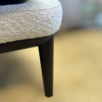 Bielefelder Werkstätten - Sofa Grace Stoff Queen BW1775-171 Weiß Creme Holzfüße Wengefarben - 10