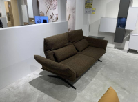 Koinor - Sofa Ceda Stoff 20 Sherpa 84 Braun Rot Gestell Metall Schwarz Matt Pulverbeschichtet Inklusive Kissen - 5