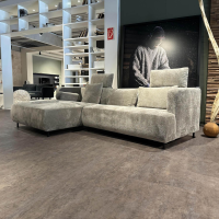 Brühl - Polsterkombination Jubiläumsstoff 6451 0025 Grau Beige Gestell Metall Schwarz Inklusive Kissen - 4