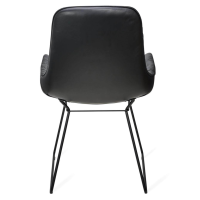 Freifrau - Stuhl Leya Armchair Low Leder Sahara (verschiedene Lederfarben möglich) - 3