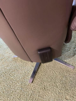 himolla - Sessel 8049 Leder Longlife 24 Schlamm Braun Gestell Sternfuß Metall Edelstahloptik Inkl. Elektr. Verstellfunktion - 5