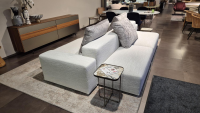 Ditre Italia - Sofa Crossline Stoff Porto 101 Creme Weiß mit 3 Kissen - 11