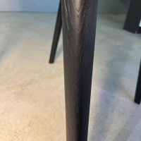 Walter Knoll - Stuhl Liz Wood 1321 Stoff Glint Ash Grau Gestell Eiche Schwarz Geflammt Geölt Inklusive Kunststoffgleiter - 3