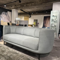 Wittmann - Bank Vuelta 25640 Stoff Velvet Gold E Grau Gestell Aluminium Schwarz Pulverbeschichtet - 8