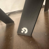 Draenert - 2er Set Beistelltisch Mortimer Platten Orobico Black 3 Stein Weiß Und Grau Gestell Stahl Schwarz - 4