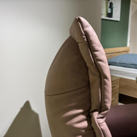 himolla - Relaxsessel 7068 Leder Leonessa Lachs Rosa Füße Rollen Schwarz Inklusive Herzwaage Und Aufstehhilfe - 9