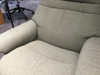 Stressless - Relaxsessel Sunrise S Comfort Stoff Faron Q2 Grey 12 Grau Gestell Holz Schwarz Inklusive Hocker - 9