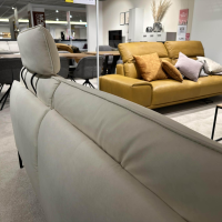 himolla - Sofa 2,5-Sitzer 1478 Leder Soft-N Yeti 63 Metallfuß Anthrazit Mit Drehsitz - 7