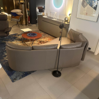 De Sede - Sofa DS 167 129 Leder Touch Taupe Grau Füße Edelstahl Inklusive Kissen - 10