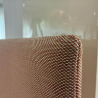 Muuto - Sofa Outline Highback Stoff Kvadrat Steelcut Trio 515 Rosa Füße Metall Schwarz - 5