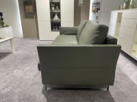 Erpo - Sofa Classics  CL990 R Leder 170 163 Olive Grün Kufe Metall - 12