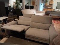 himolla - Sofa MS 1018 Stoff 20 Pura Simple Grau Metallkufe Anthrazit Mit Elektrischer Funktion - 7